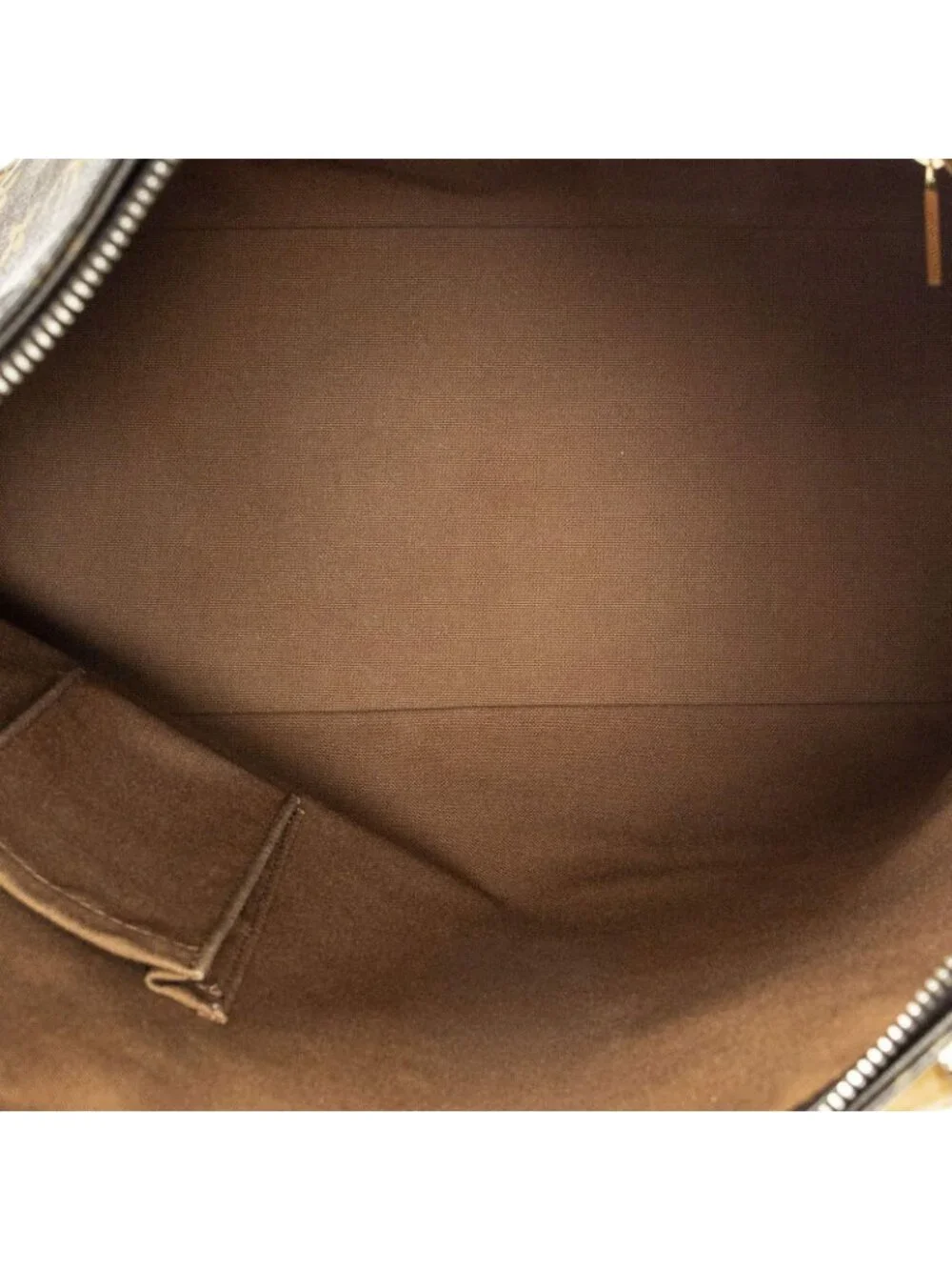 Louis Vuitton Cabas Mezzo Brown Monogram Canvas Tote Bag